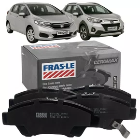 Pastilha De Freio Dianteira Cerâmica Honda Fit City Wr-v
