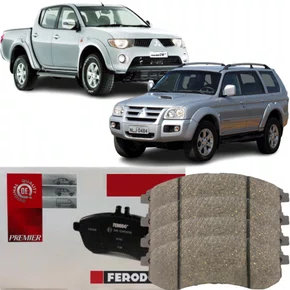 Pastilha De Freio Dianteira Ferodo L200 Pajero Sport 