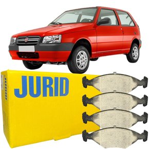 Pastilha De Freio Dianteiro Jurid Fiat Uno Mille 2009 A 2013