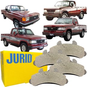 Pastilha De Freio Dianteiro Jurid Ford F1000 Gm A20 C20 D20 