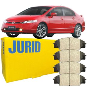 Pastilha De Freio Dianteiro Jurid Honda Civic Si 2007 A 2011
