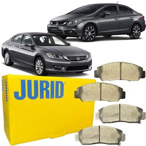 Pastilha De Freio Dianteiro Jurid Para Honda Civic Accord