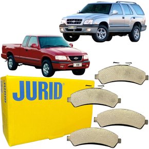 Pastilha De Freio Dianteiro Jurid S10 Blazer 4x4 1997 A 2005