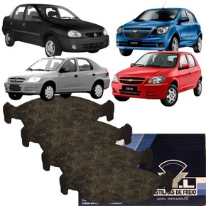 Pastilha De Freio Dianteiro Syl Chevrolet Agile Corsa, Celta