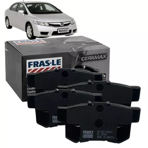 Pastilha De Freio Traseira Cerâmica Frasle Accord Civic Sx4