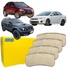 Pastilha De Freio Traseiro Para Jurid Asx Pajero Hpe Lancer