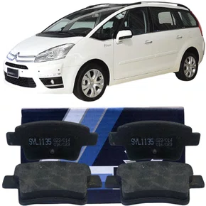 Pastilha De Freio Traseiro Syl Para C4 Picasso E Peugeot 408