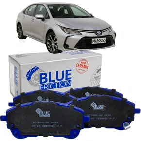Pastilha Freio Cerâmica Dianteira Blue Friction Para Corolla