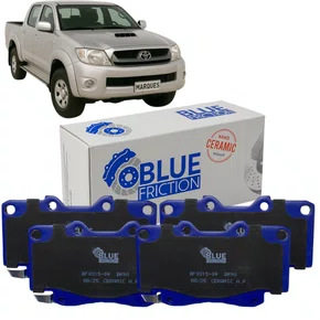 Pastilha Freio Dianteira Cerâmica Blue Friction Para Hilux