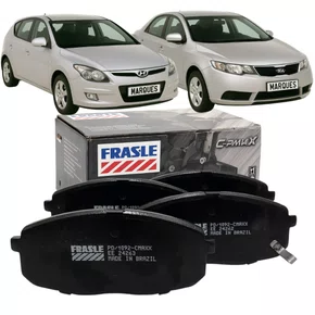 Pastilha Freio Dianteira Cerâmica Frasle I30 Cerato Carens