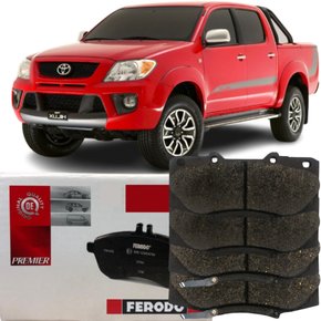 Pastilha Freio Dianteira Cerâmica Toyota Hilux 2008 A 2012