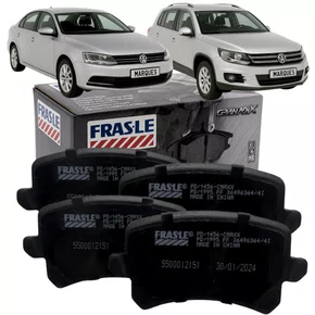 Pastilha Freio Traseiro Cerâmica Jetta Passat Tiguan 10 A 16