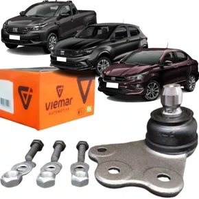 Pivo De Suspensao Esquerdo Viemar Argo Cronos E Nova Strada