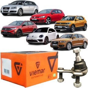 Pivô De Suspensão Lado Esquerdo Viemar Volkswagen Audi