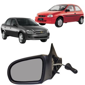 Retrovisor Lado Esquerdo Chevrolet Corsa E Corsa Classic
