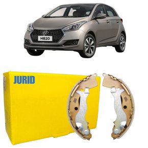 Sapata De Freio Traseiro Jurid Para Hyundai Hb20 2012 A 2019