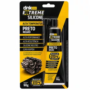 Silicone Preto Alta Temperatura Dnk 315ºc Vedação 90g