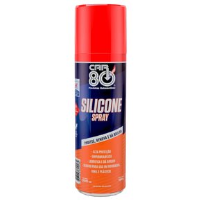 Silicone Spray Car 80 300ml Lubrifica Protege E Dá Brilho