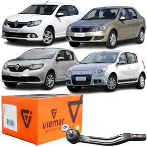 Terminal De Direção Direito Viemar Renaut Logan E Sandero