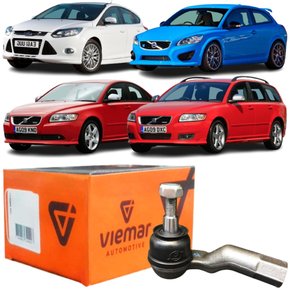 Terminal De Direção Esquerdo Viemar Focus Volvo C30 S40 V50