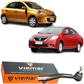Terminal De Direção Lado Direito Viemar Nissan March E Versa