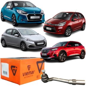 Terminal De Direção Lado Esquerdo Viemar C3 Ds3 208 2008