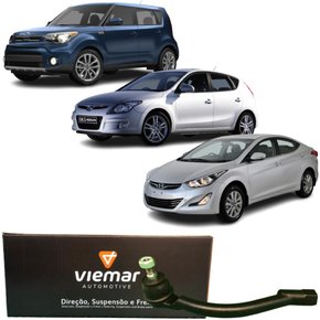 Terminal Direção Direito Viemar Soul I30 Elantra Veloster