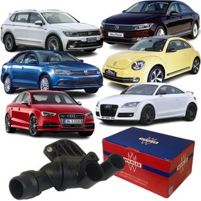 Válvula Termostática Jetta Tiguan Fusca Passat Tt A3 2.0 Tsi