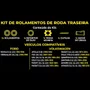 02 Kit Rolamento Traseiro Parati Saveiro Gol G1 G2 G3 G4