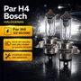 2 Lâmpadas Farol Baixo E Alto H4 Bosch Halogena 12v