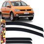 Calha De Chuva Defletor Tg Poli Volkswagen Fox Spacefox Crossfox 4 portas