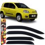 Calha Chuva Defletor Tg Poli Fiat Uno Evo 4 Portas 2010 a 2021