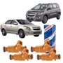 Jogo 4 Bico Injetor Bosch Para Chevrolet Spin Cobalt 1.8 8v