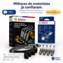 Jogo Cabo E Vela Golf Polo Gol G5 G6 Fox 1.6 Original Bosch Preto
