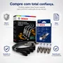 Jogo Cabo E Vela Golf Polo Gol G5 G6 Fox 1.6 Original Bosch Preto
