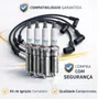 Jogo Cabos E Velas Fiesta 1.0 8v Zetec Rocam 1999 A 2012 Ngk Amarelo
