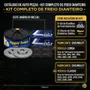 Jogo Disco Solido + Pastilha Freio Corsa Classic 1994 A 2009