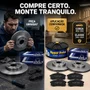 Jogo Disco Solido + Pastilha Freio Corsa Classic 1994 A 2009