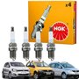 Jogo Vela Ignição Ngk Volkswagen Fox Polo Gol Saveiro Voyage motor EA111