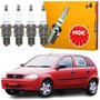 Jogo Vela Ignição original NGK Chevrolet Celta Corsa 1.0 8v Gasolina 2002 a 2005