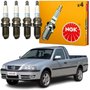 Jogo Vela Ignição original NGK Volkswagen Gol G3 Parati G3 Saveiro G3 1.6 Flex