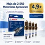 Jogo Velas Fox Gol Saveiro G4 G5 G6 1.0 1.6 8v Flex Bosch
