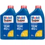 Kit 03 Óleos Motor 15w40 Semi Sintético Mobil Lubrificante