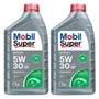 Kit 2 Óleos Motor 5w30 Dexos Sintético Mobil D1 Lubrificante Kit 2 Óleos Motor 5w30 Dexos Sintético Mobil D1 Lubrificante