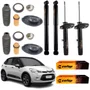 KIT AMORTECEDOR DIANTEIRO TRASEIRO COFAP C3 2013/... CAMBIO AUTOMATICO