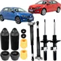 Kit Com 4 Amortecedor E Batente Polo Vírtus Original Cofap