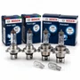 Kit Lampada Farol Alto Baixo E Lanterna Foco Duplo H1 H7 T10