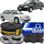 Kit Pastilha E Disco Dianteiro Honda Civic 1997 A 2006
