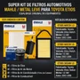 Kit Revisão 4 Filtros Etios 1.3 1.5 16v 2012 A 2016 Original