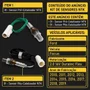 Kit Sonda Lambda Pré E Pós Ntk Para Ford Focus 2010 A 2019